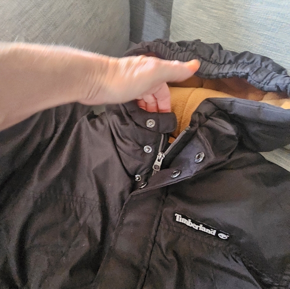 Sz 14 / 16 boys timberland lined snow jacket - Picture 4 of 9